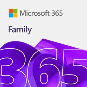 Microsoft 365 Family - 1year Subscription - English Eurozone Medialess Fy25h2