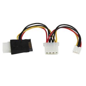 lp4 To SATA 15-pin Power Adapter F/m With Floppy Power