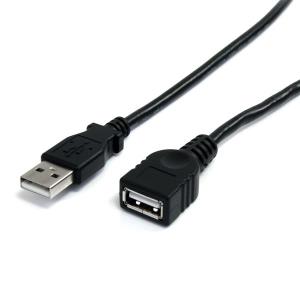 USB 2.0 Extension Cable A To A - M/f 3m Black
