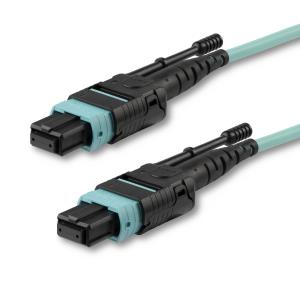 Mpo/ Mtp Fiber Optic Cable - Plenum-rated - Om3, 40GB - Push/pull-tab - 5m