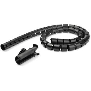 Spiral Cable Management Sleeve 25mm X 1.5m /1x 4.9 - Black