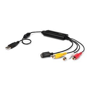 USB Video Capture Adapter - S Video / Composite To USB 2.0 Video Capture Cable With Twain Support - Analog To Digital Converter