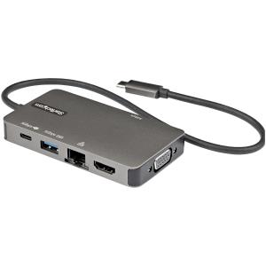 USB-c Multiport Adapter Hdmi/vga 100w Pd Passthrough 3x