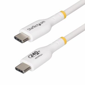 USB-c Charging Cable, USB-if Certified USB C Cable, 240w Pd Epr, USB 2.0 Type-c Laptop Charger Cord 2m White