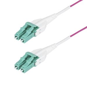 Fiber Optic Cable - Om4 Lc/lc Multimode 40g/100g Lommf/vcsel 3m Erika Violet