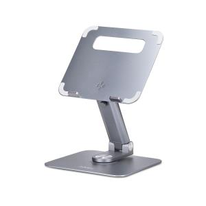 Telescopic Laptop Stand - 360 Swivel Base Rotating Computer Riser For Desk