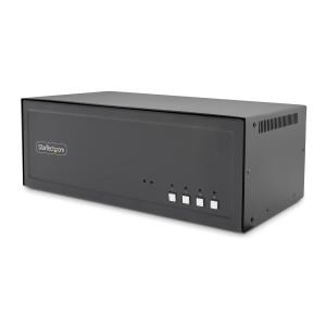 Secure 4-port Quad-monitor KVM Niap 4.0 Cac Us Built