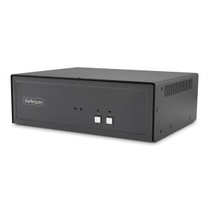 Secure 2-port Dual-monitor KVM DVI Niap 4.0 Cac Us Built