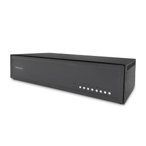 Secure 8-port Dual-monitor KVM 2x DVI Niap 4.0 Cac Us Built