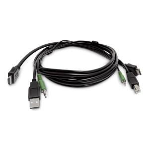 Hdmi KVM Cable - USB 2.0 3.5mm Audio 1.8m