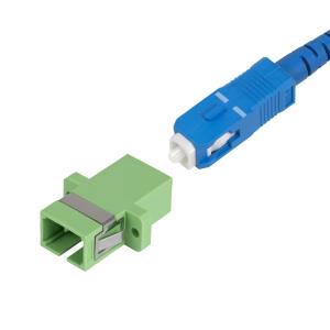Sc To Sc Coupler - Os2 Single Mode Sc Fiber Optic Coupler With Flange - Sc/apc Simplex Adapter - 10 Pack