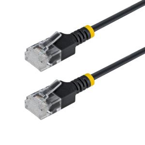 Patch Cable - CAT6a - Utp - 1.5m - Snagless - Black Ultra Slim