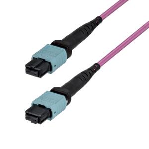 Fiber Patch Cable - Mtp/ Mpo Fiber Optic Cable, 12f Type-b, Om4 Multimode Mtp/pc Femalex - 5m