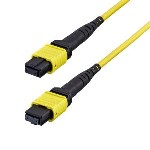 Fiber Optic Cable, 16f Type-b, Os2 Single Mode Mtp/apc Female 2m