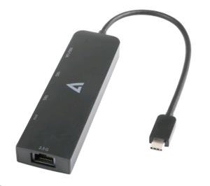 Ethernet Adapter 2.5g USB-c Male To USB A Female X 2 Black