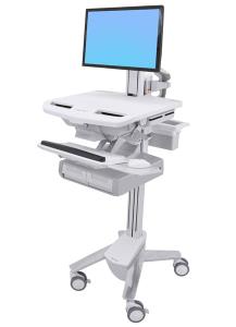 Styleview Cart With LCD Pivot Non-powered 2 Drawers (2 Medium Drawers X 1 Row)