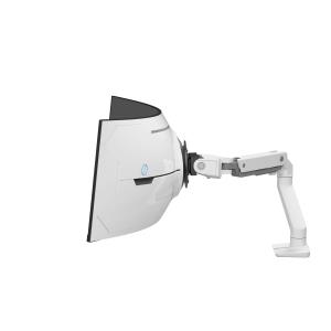 Monitor Mount - HX Desk Monitor Arm with VHD Pivot - 1 monitor - Tilt/Pan/Rotate - up to 57in - White