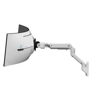 Monitor Mount - HX Wall Monitor Arm with VHD Pivot - 1 monitor - Tilt/Pan/Rotate - up to 57in - White