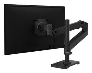 Monitor Mount - LX Pro Desk Monitor Arm, Tall Pole - 1 monitor - Tilt/Pan/Rotate - up to 34in - Black