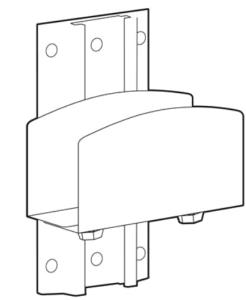 Accessory - Medium Pc Mount For Lx Pro Wall System - White