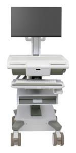 Mosaic LCD Cart - Tier 1 Std 1 - 1 monitor - Tilt/Pan/Rotation - up to 27in