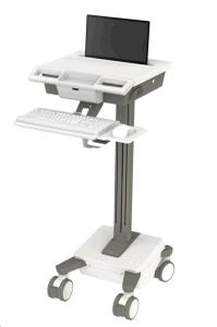 Mosaic Laptop Cart - Tier 3 Std 3x3x3 - Configured with key-lock drawers