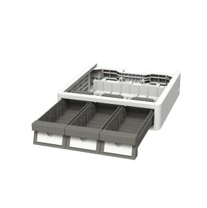 Mosaic Triple Drawers - Manual Lock