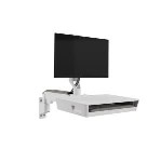 CareFit Combo Arm with Compact Worksurface - Keyboard & Monitor Mount