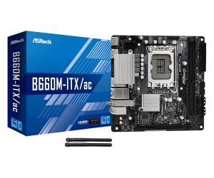 Motherboard B660m-itx/ac LGA1700 Intel B660 2 X Ddr4 USB 3.2 SATA 3 7.1ch Hd Audio Mitx