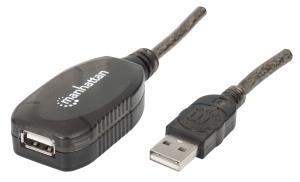 Hi-speed USB Active Extension Cable Daisy-chainable A Male / A Female 20m