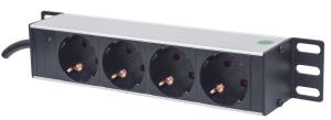 Power Strip With Power Indicator, No Surge Protection, 2m Power Cord