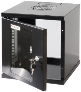 Wallmount Cabinet - 10in - 6U - Assembled - Black