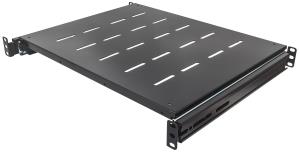 Sliding Shelf - 19in - 1U - 600/800mm Depth, Shelf/350mm - Black