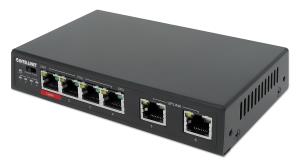 Fast Ethernet Switch 6-Port with 4 PoE Ports (1 x High-Power PoE)