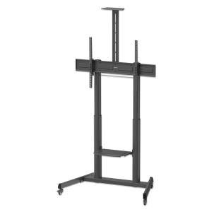 TV Cart - 1 TV - Tilt/Height-Adjustable - 60 to 120in - Black