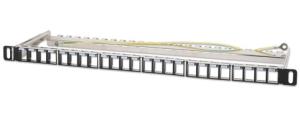 Patch Panel - Blank - 24 Port - Shielded - 0.5U