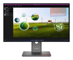 Desktop Monitor - ThinkVision P27Q-40 - 27in - 2560x1440 (QHD) - 4ms IPS 120Hz 99% sRGB 99% BT709 98% DCI-P3 10-bit