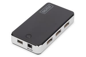 USB 2.0 7 Port Hub Black (da-70222)