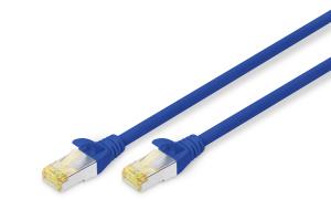 Patch cable Copper conductor - CAT6a - S/FTP - Snagless - 2m - blue