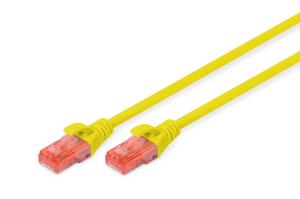 Patch cable Copper conductor - CAT6 - U/UTP - Snagless - 5m - yellow