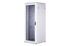 42U network cabinet 2053x800x800 mm, color grey (RAL 7035) glass door