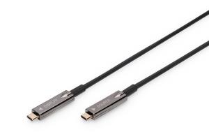 USB Type-C - USB Type-C AOC Hybrid FO cable 4K@60Hz USB 3.1 SPEC 10m