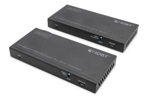 HDBaseT KVM Extender Set. 150m 4K/60Hz. USB 2.0. PoC. IR. black