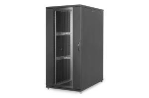 36U server rack - Unique 1705x800x1000mm perforated steel doors black (RAL 9005)