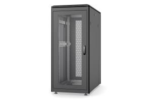 26U network cabinet - Unique 1342x600x1000mm perforated doors black