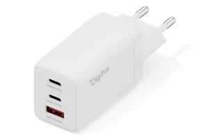 USB GaN Charger 67W 2x USB-C 1x USB-A White