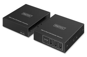 USB Extender - USB 3.2 Gen1 100m 3x USB-A & 1x USB-C For use with CAT cable