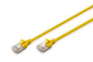 Slim Patch cable - CAT6A - F-FTP - 2m - Yellow