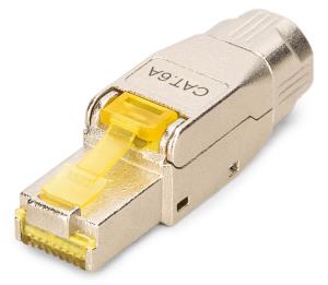 CAT6A tool-less connector - AWG 22-27 supports up to 4PPoE IEEE802.3bt