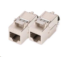 Cat.8.I Keystone Module - shielded - tool free, dust cap, 2 pcs.